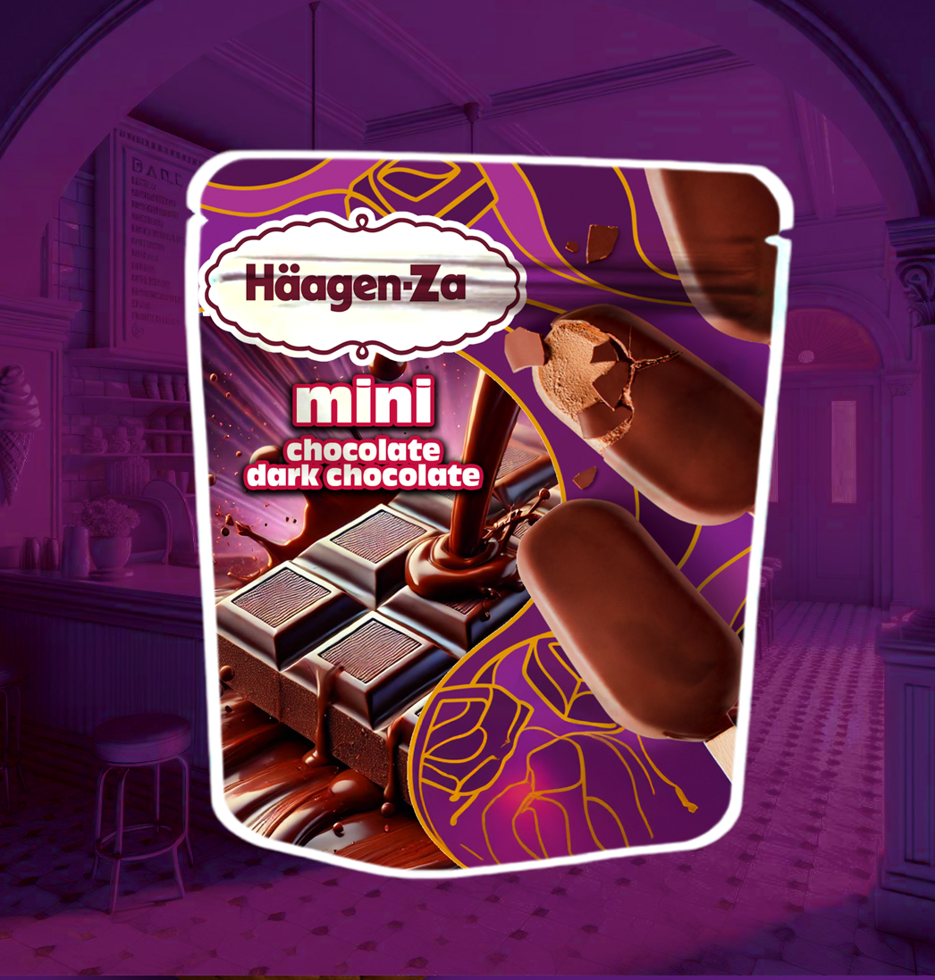 Häagen-Za Premade Mylar Bags