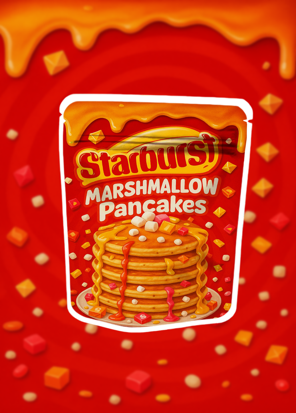 Marshmallow Pancakes Premade Mylar Bags