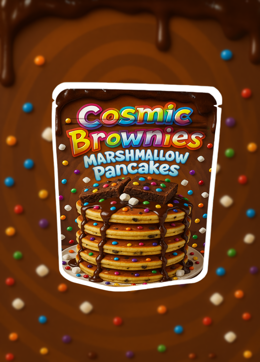 Marshmallow Pancakes Premade Mylar Bags