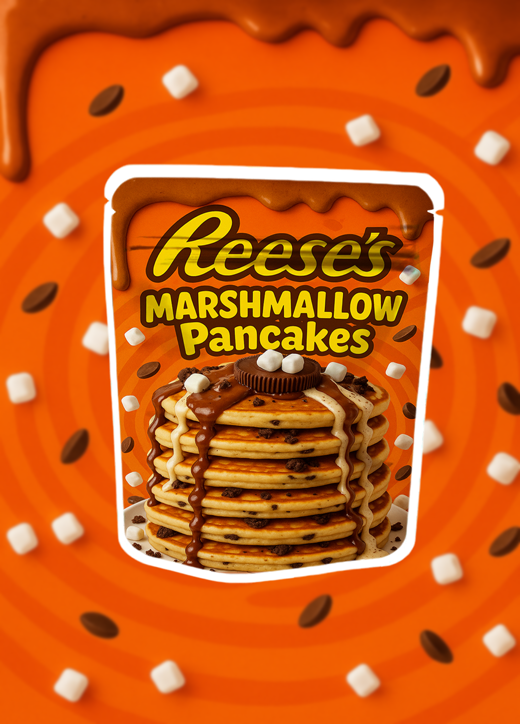 Marshmallow Pancakes Premade Mylar Bags